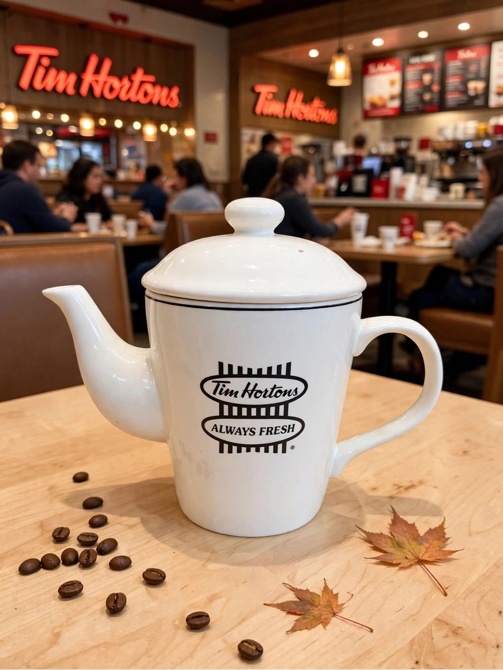Tim Hortons Classic Logo Teapot